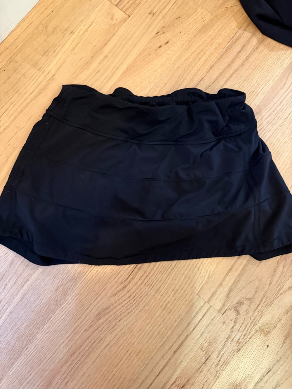 lululemon athletica Black Athletic Skort